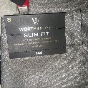 Worthington  , slim fit, size 8
